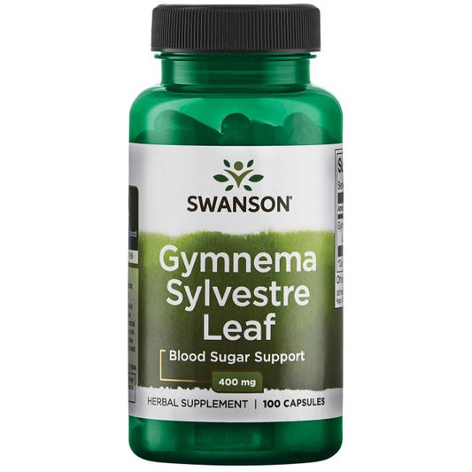 Gymnema Sylvestre Leaf, 400mg - 100 caps Swanson - Tongkatbutiken.se