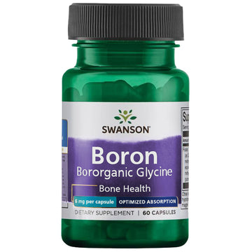 Boron Albion Boroganic Glycine, 6mg - 60 caps Swanson