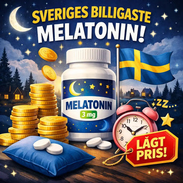 Melatonin – kosttillskott, illustration