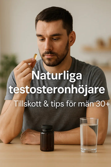 Naturliga testosteronhöjare och testoboosters – illustration