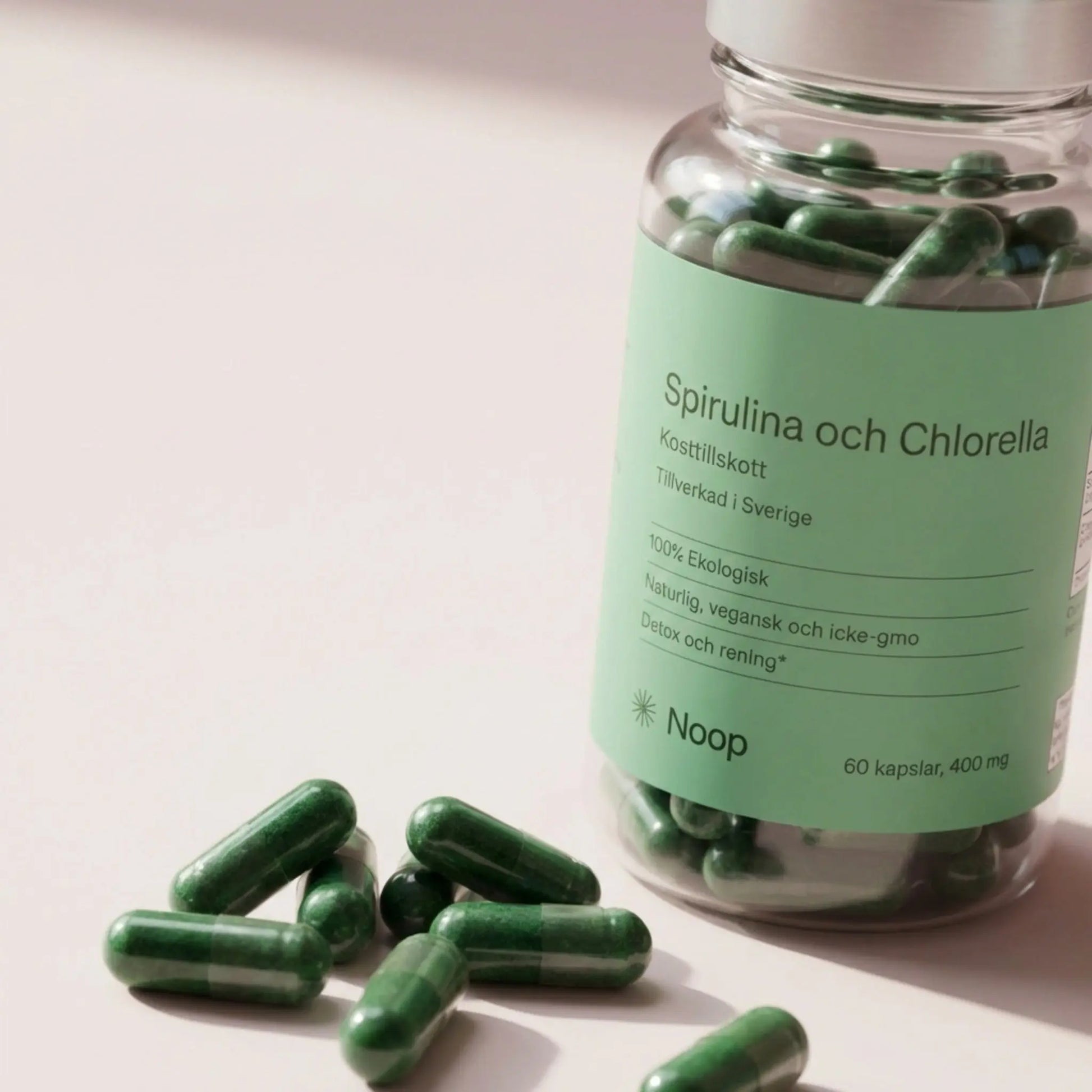 Spirulina & Chlorella, Sjöalger Noop Tongkatbutiken.se