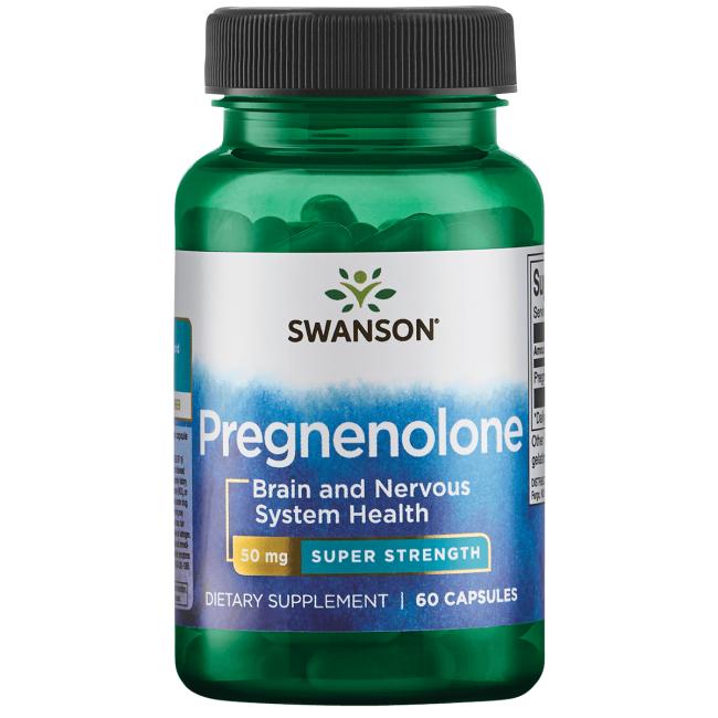 Pregnenolone 50 mg 60 kapslar Swanson - Tongkatbutiken.se