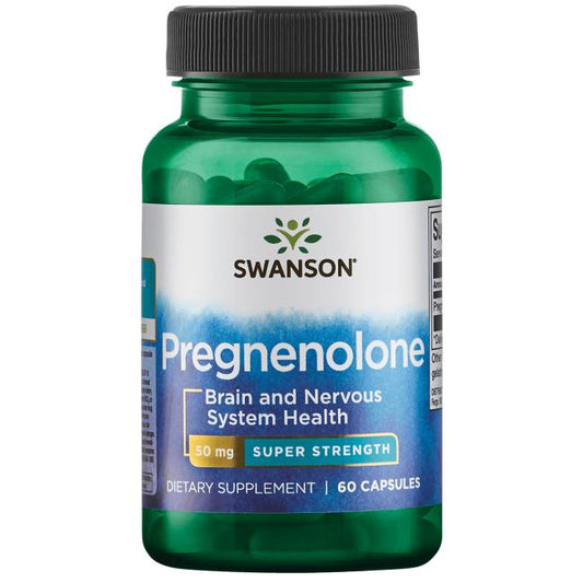 Pregnenolone 50 mg 60 kapslar Swanson - Tongkatbutiken.se