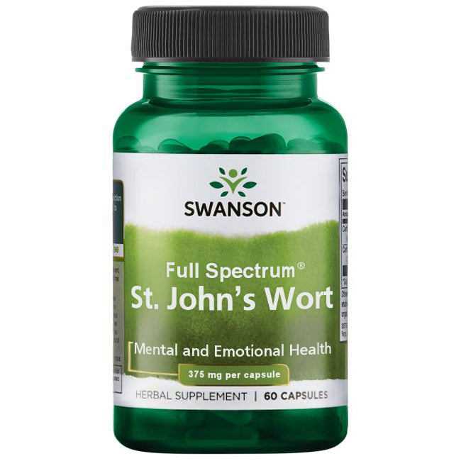 St. John's Wort, Johannesört 60 kapslar Swanson - Tongkatbutiken.se