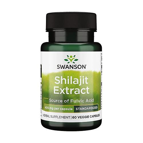 Swanson Shilajit Extract, 400 mg, 60 caps Swanson