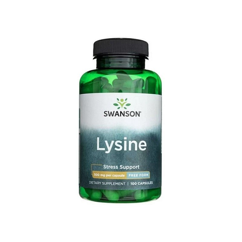 L-LYSINE FREE FORM 500 MG 100 CAPS SWANSON