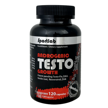 Androgenic Testo Growth, 120 kapslar Sportlab